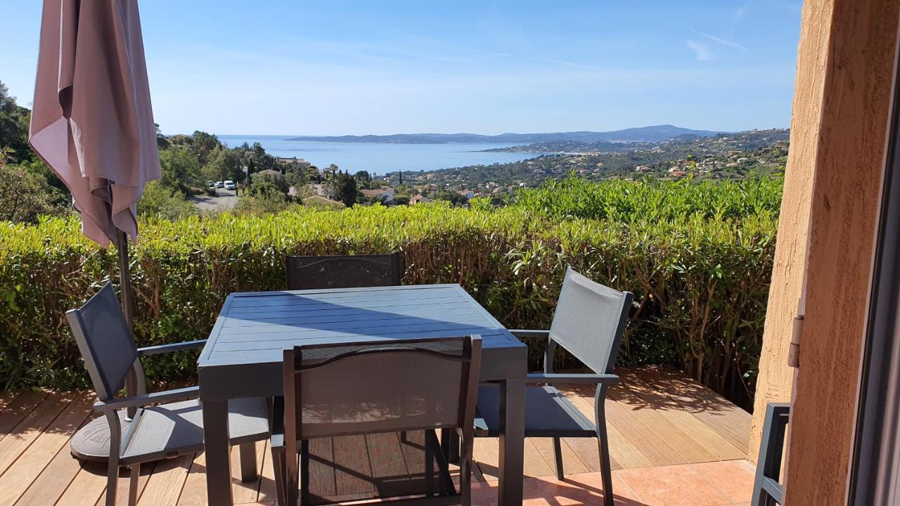 Les Issambres Appart 6 Pers Grande Terrasse Superbe Vue Mer Et Golfe De Saint Tropez, Piscine Exterior photo